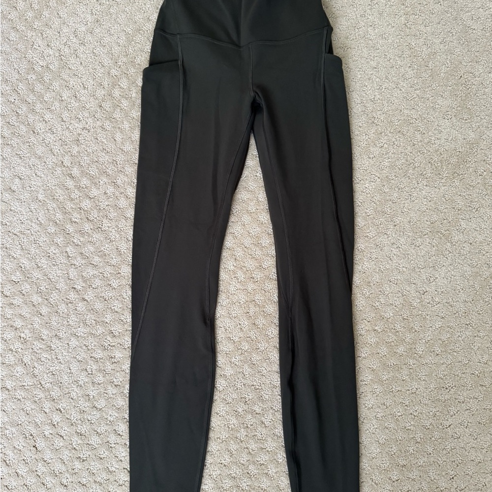 Brand New Lululemon Align High-Rise Pant w/ Pockets 28” - Dark Olive
